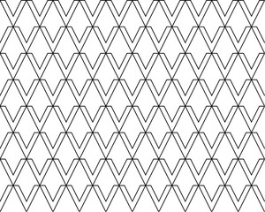 White v alphabet repeating pattern isolated on white background vector. Valentine, victory, thin diagonal lines seamless pattern background.
