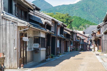 Fototapeta na wymiar 関宿の古い町並み　（三重県亀山市）