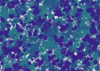 Spring breeze illustration. Blue drops. For background, wallpaper et al.