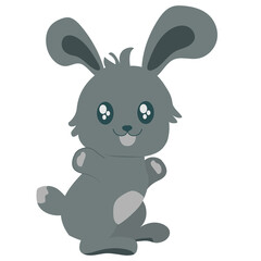 Kawaii-style rabbit