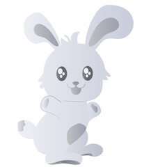 Kawaii-style rabbit