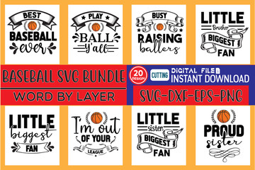 Baseball svg design bundle