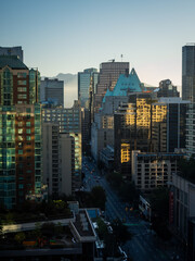 downtown vancouver skyscrapers