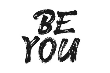 Be You vector lettering