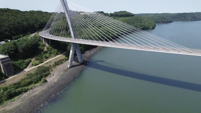 breton bridge region of finistere in the middle of summer 2022