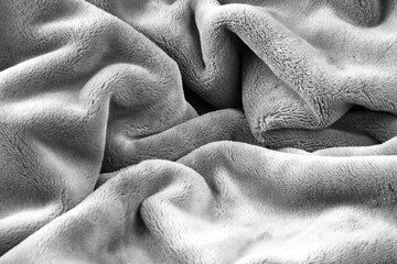 モノクロの毛布の背景
