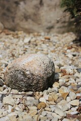 rocks in the sand