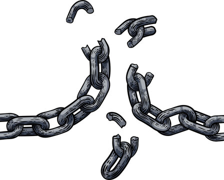 Chain Links Breaking Freedom Design