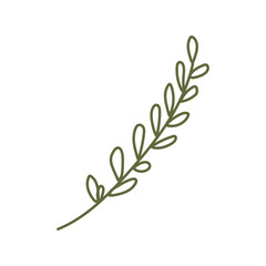doodle leaf wedding decoration