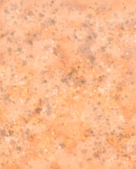 Illustration watercolor art background. Brown old color tone vintage style.