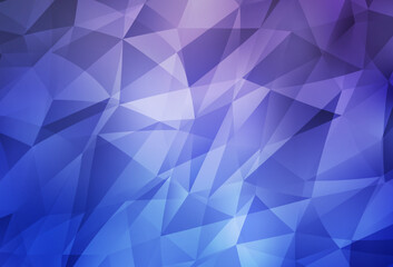 Light Purple vector abstract mosaic background.