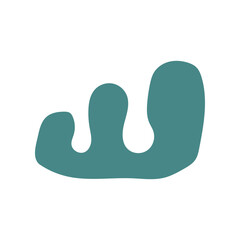 abstract minimalist shape decoration