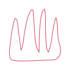 abstract organic shape decoration