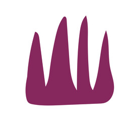 abstract organic shape decoration