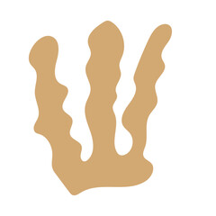 abstract organic shape decoration