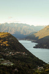 View on Lago D'Orta (Italy)
