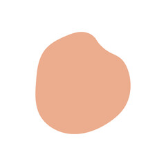 abstract minimalist blob shape decoration