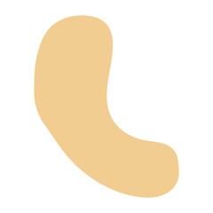 abstract minimalist blob shape decoration