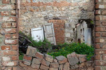 An abandoned building on the territory of the Tbilisi Botanical Garden. Georgia country