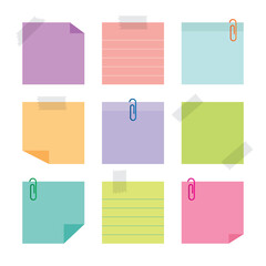 컬러풀 포스트 잇 - 06. 스카치테이프, 클립