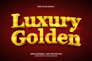 Editable Text Effect Modern Elegant 3D Style