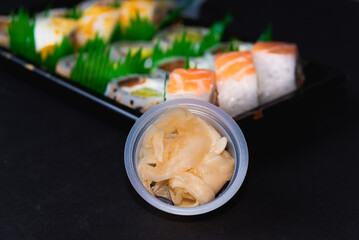 ginger close up to eat with sushi