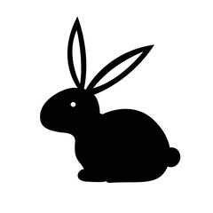 Black Rabbit Silhouette 2