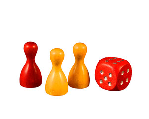 Yellow figures, red figures and playing dice