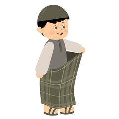 Circumcision kids illustration