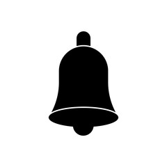 notification icon. notification or bell vector with black style concept.
