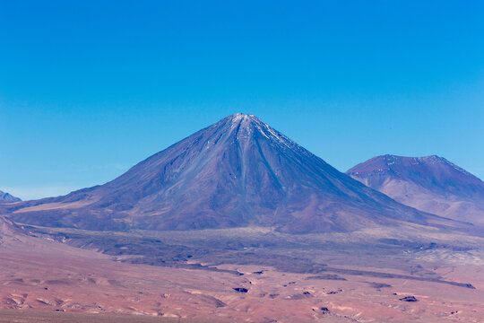 A Landscape Picture With Licancabur Mountain