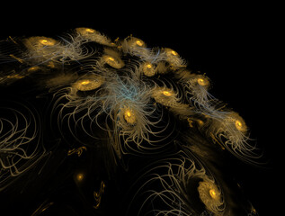 Imaginatory fractal abstract background Image