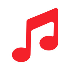 Music notes, song and melody icon. Sound concept illustration