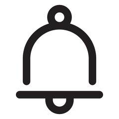 Notification line icon. Bell or alarm Social Media element  illustration