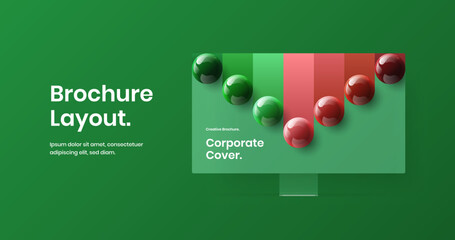 Amazing website screen design vector template. Isolated desktop mockup web banner layout.