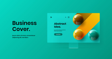 Original website vector design illustration. Vivid monitor mockup landing page concept.