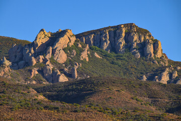 Boney Mountain from Rancho Sierra Vista, Santa Monica Mountains