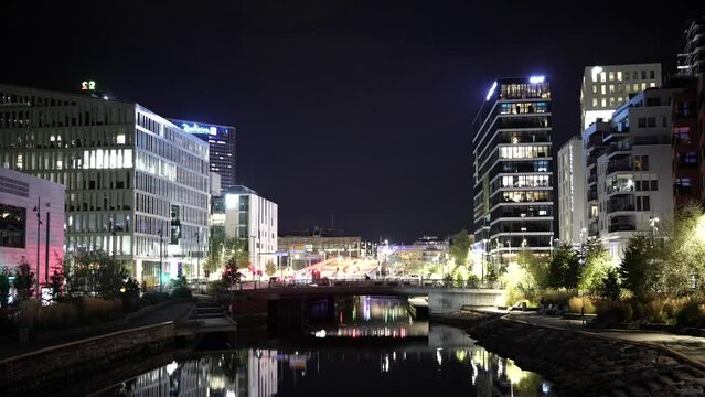 8k night Oslo Norway circa 2022