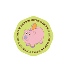 Vector Cartoon Retro Stickers Funny Stickers Groove Peace Hippie Happiness Cute Animal Quotes Funny Faces Mushrooms Psychedelic Cartoons