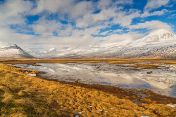 Fjords in the east of Iceland.