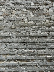 abstract wall texture. the concept of a house wall or fence for home decoration. Minimalist house made of bricks & sandstone. The walls are overgrown with plants, adding a natural & elegant impression
