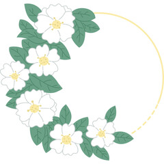 magnolia floral wreath