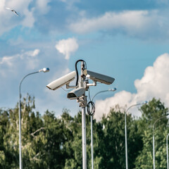 CCTV Cameras. Designed for visual control or automatic image analysis (automatic face recognition).