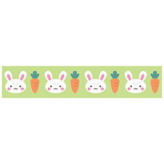 rabbit animal washi tape