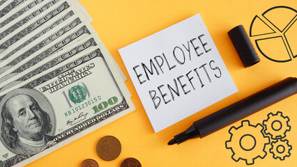 Employee Benefits are shown using the text