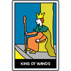 king of wands tarot card