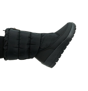 black shoes isolated on white background