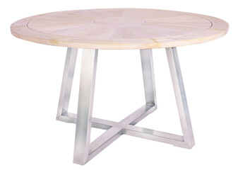 big circle wooden table