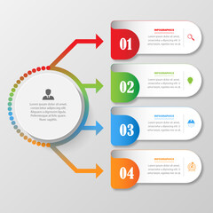 Business data visualization. Process chart. Abstract elements of graphs, diagrams with steps,mission,sections or processes. Vector business template for presentations. Creative concept for infograph