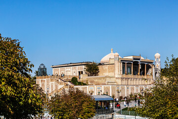 View of Khazret-Khyzr Mosque in Samarkand, Uzbekistan